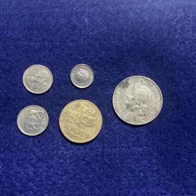 Five Foreign Coins