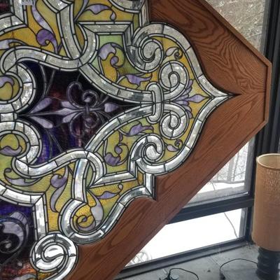 Large Stained Glass Piece by Marc Bogenreef