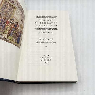 LOT 3L: 1997 Folio Society History of England 5-Book Box Set