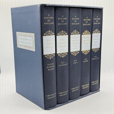 LOT 3L: 1997 Folio Society History of England 5-Book Box Set