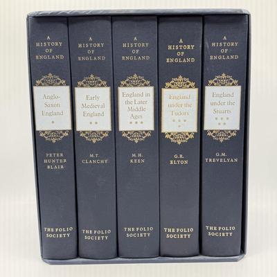 LOT 3L: 1997 Folio Society History of England 5-Book Box Set