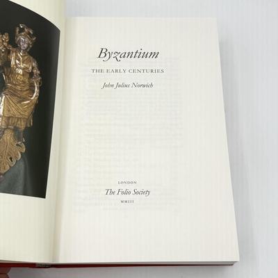 LOT 5L: 2007 Folio Society Byzantium by John Julius Norwich 3-Book Box Set