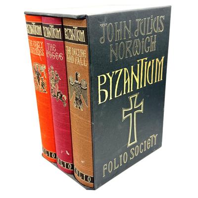 LOT 5L: 2007 Folio Society Byzantium by John Julius Norwich 3-Book Box Set