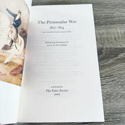 LOT 6L: 2007 Folio Society The Campaigns of Wellington by Ian Fletcher 3-Book Box Set