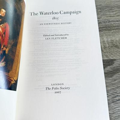 LOT 6L: 2007 Folio Society The Campaigns of Wellington by Ian Fletcher 3-Book Box Set