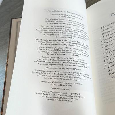 LOT 6L: 2007 Folio Society The Campaigns of Wellington by Ian Fletcher 3-Book Box Set