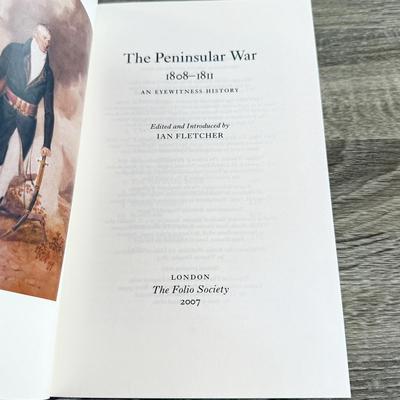 LOT 6L: 2007 Folio Society The Campaigns of Wellington by Ian Fletcher 3-Book Box Set