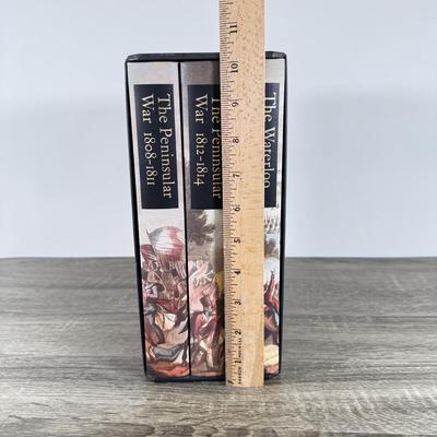 LOT 6L: 2007 Folio Society The Campaigns of Wellington by Ian Fletcher 3-Book Box Set