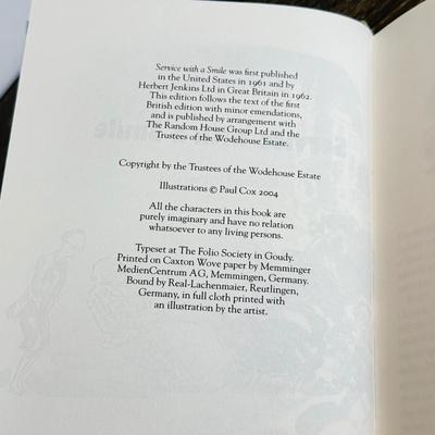 LOT 7L: 2004 Folio Society P. G. Wodehouse Best of Blandings 5-Book Box Set Illustrated by Paul Cox