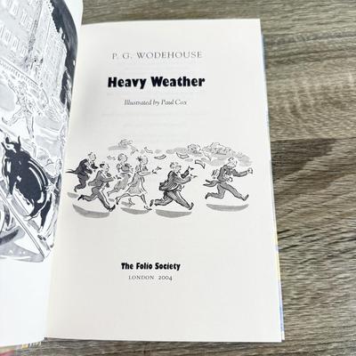 LOT 7L: 2004 Folio Society P. G. Wodehouse Best of Blandings 5-Book Box Set Illustrated by Paul Cox