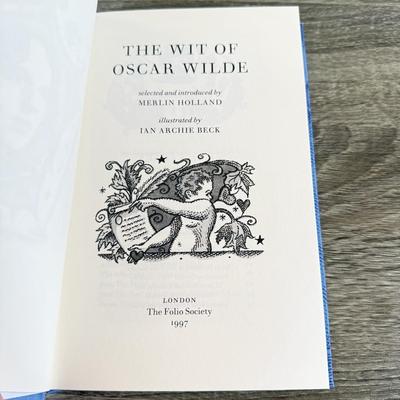 LOT 8L: Folio Society Books - 2007 Blackmailers Don't Shoot by Raymond Chandler, 2010 Dickens in Europe & 2009 The Wit of Oscar...