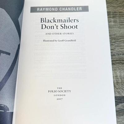 LOT 8L: Folio Society Books - 2007 Blackmailers Don't Shoot by Raymond Chandler, 2010 Dickens in Europe & 2009 The Wit of Oscar...