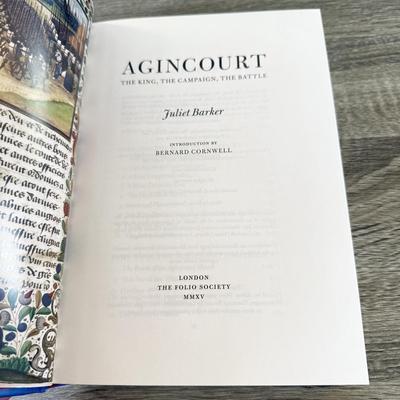 LOT 9L: Folio Society Books - 2006 Redcoats and Rebels by Christopher Hibbert, 2002 The Persian Wars by A. R. Burn & 2015 Agincourt...