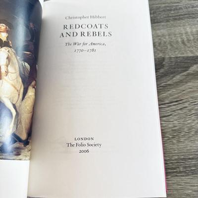 LOT 9L: Folio Society Books - 2006 Redcoats and Rebels by Christopher Hibbert, 2002 The Persian Wars by A. R. Burn & 2015 Agincourt...
