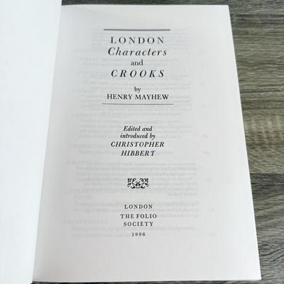 LOT 10L: Folio Society - 2010 London Characters & Crooks by Henry Mayhew, 2007 Queen Victoria by Elizabeth Longford & 2011 The...