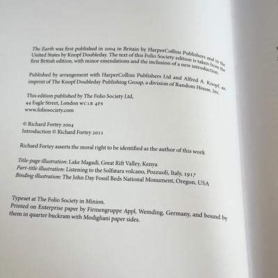 LOT 11L: Folio Society Books - 2011 The Earth: An Intimate History by Richard Fortey, 2008 Pompeii by Mary Beard & 2007 Pompeii &...