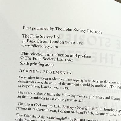 LOT 12L: Folio Society Books - 2009 Saints & Sinners by Eamon Duffy, 2009 Crime Stories from the 'Strand' & 2008 The...