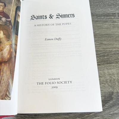 LOT 12L: Folio Society Books - 2009 Saints & Sinners by Eamon Duffy, 2009 Crime Stories from the 'Strand' & 2008 The...