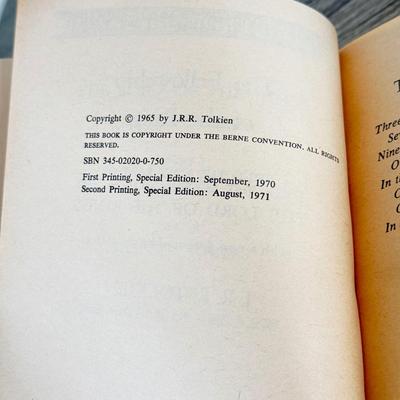 LOT 13L: 1971 Special Edition The Lord of the Rings by J. R. R. Tolkien Trilogy Book Box Set