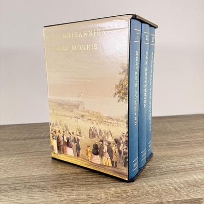LOT 14L: 1993 Folio Society Pax Britannica by James Morris 3-Volume Box Set