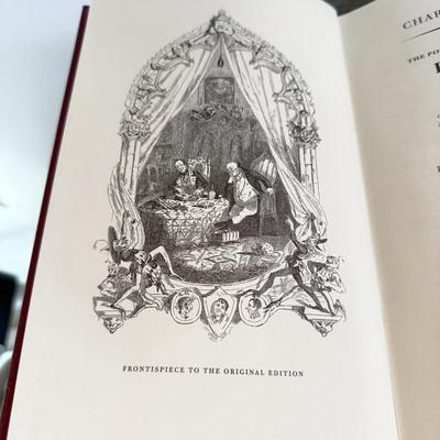 LOT 15L: Folio Society Books - 2005 Pickwick Papers by Charles Dickens, 2012 Restoration London by Liza Picard & 2014 Dickens'...