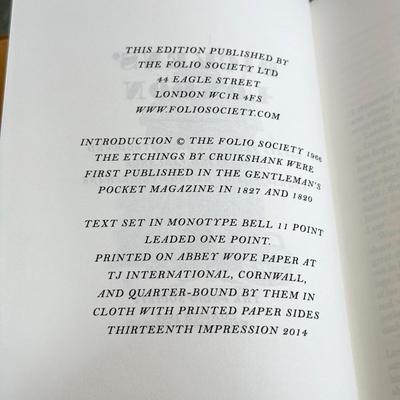 LOT 15L: Folio Society Books - 2005 Pickwick Papers by Charles Dickens, 2012 Restoration London by Liza Picard & 2014 Dickens'...