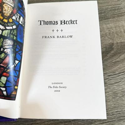 LOT 16L: Folio Society Books - 2012 Chronicles by Raphael Holinshed, 2002 Thomas Becket by Frank Barlow & 2003 The Rise & Fall of...