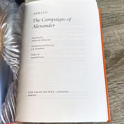 LOT 17L: Folio Society Books - 2005 The Greek Myths by Robert Graves 2-Vol Box Set & 2012 The Campaigns of Alexander by Arrian...