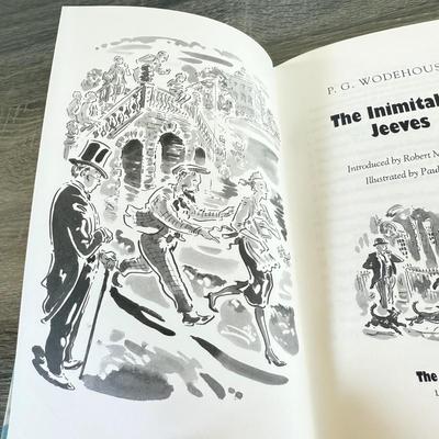 LOT 18L: 2010 Folio Society P. G. Wodehouse Jeeves & Wooster 3-Book Box Set