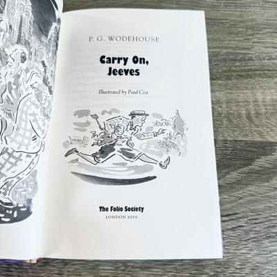 LOT 18L: 2010 Folio Society P. G. Wodehouse Jeeves & Wooster 3-Book Box Set