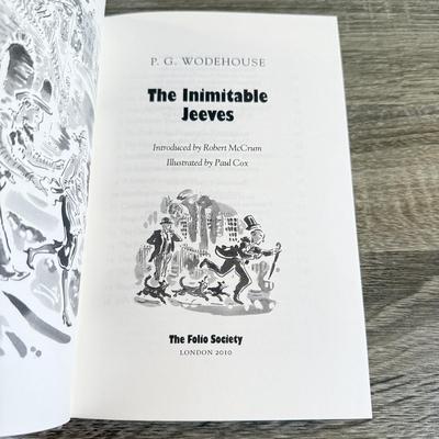 LOT 18L: 2010 Folio Society P. G. Wodehouse Jeeves & Wooster 3-Book Box Set