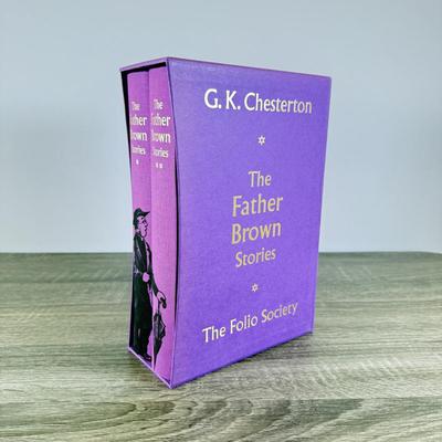 LOT 19L: Folio Society Books - 2005 The Father Brown Stories by G. K. Chesterton 2-Vol Box Set, 2007 G. K. Chesterton Poems & 2013...