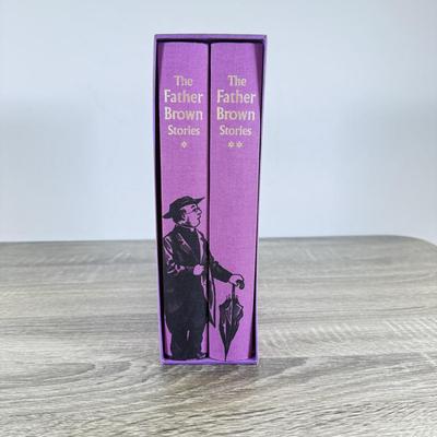 LOT 19L: Folio Society Books - 2005 The Father Brown Stories by G. K. Chesterton 2-Vol Box Set, 2007 G. K. Chesterton Poems & 2013...