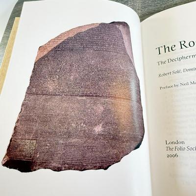 LOT 20L: Folio Society Books - 1995 William Russell Special Correspondent of 'The Times,' 2006 The Rosetta Stone by Robert Solé...
