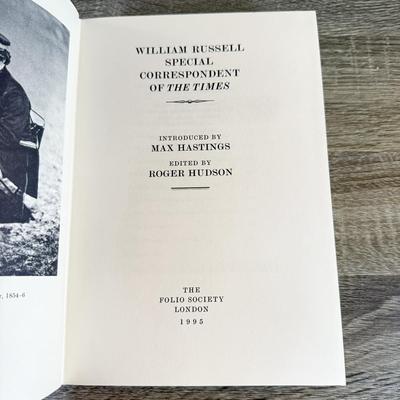 LOT 20L: Folio Society Books - 1995 William Russell Special Correspondent of 'The Times,' 2006 The Rosetta Stone by Robert Solé...