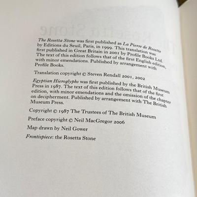 LOT 20L: Folio Society Books - 1995 William Russell Special Correspondent of 'The Times,' 2006 The Rosetta Stone by Robert Solé...