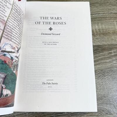 LOT 21L: Folio Society Books - 2010 The Thirty Years War by C. V. Wedgwood, 2011 The War of the Roses by Desmond Seward & 2009 The...