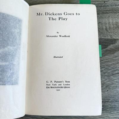 LOT 25L: 1904 Christmas Books/Great Expectations & Our Mutual Friend by Charles Dickens, 1910 Dickens and the Drama by S. J. Adair...