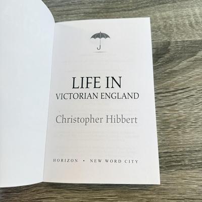 LOT 26L: Books about Victorian England - 2008 Folio Society The Victorians by A. N. Wilson, 2009 Daily Life in Victorian England 2nd...