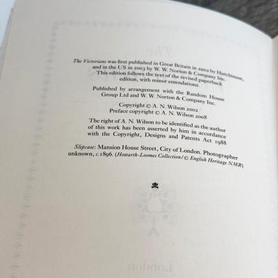 LOT 26L: Books about Victorian England - 2008 Folio Society The Victorians by A. N. Wilson, 2009 Daily Life in Victorian England 2nd...