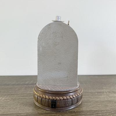 LOT 28L: Bradford Exchange John Wayne: Silver Screen Legend Illuminated Figurines - 2021 "Justice" No. 0216 & 2018...