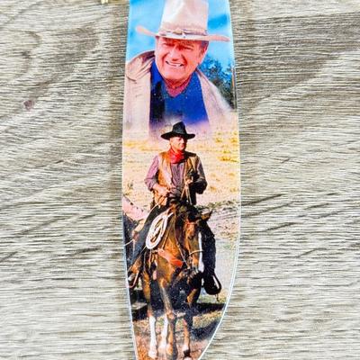 LOT 31L: 2008 Bradford Exchange John Wayne Knife Collection - "True Courage" A2340, "True American" A1872 &...