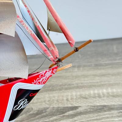 LOT 33L: Black Label Beer Can Ship Sculpture