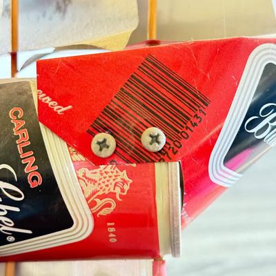 LOT 33L: Black Label Beer Can Ship Sculpture