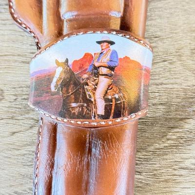LOT 34L: 2014 Bradford Exchange John Wayne Straight Shooter Collection - "Western Hero," "Sunset Rider" &...