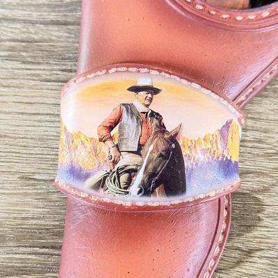 LOT 36L: 2009 Bradford Exchange John Wayne Straight Shooter Collection - "Rough Rider" A4003, "Cowboy Spirit" A1326...