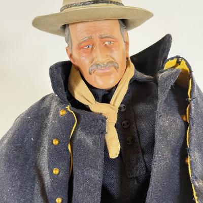 LOT 37L: Sideshow Collectibles 12" John Wayne Military Action Figures