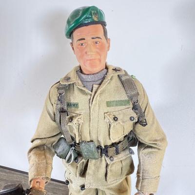 LOT 37L: Sideshow Collectibles 12" John Wayne Military Action Figures