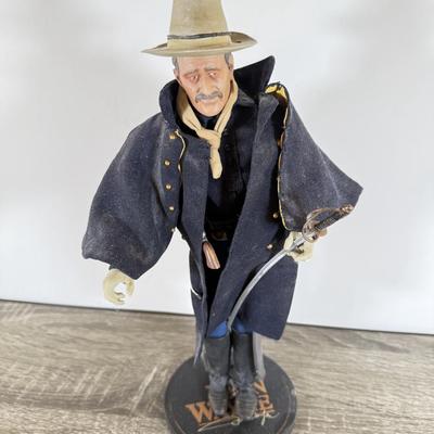 LOT 37L: Sideshow Collectibles 12" John Wayne Military Action Figures