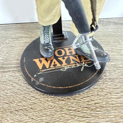 LOT 37L: Sideshow Collectibles 12" John Wayne Military Action Figures
